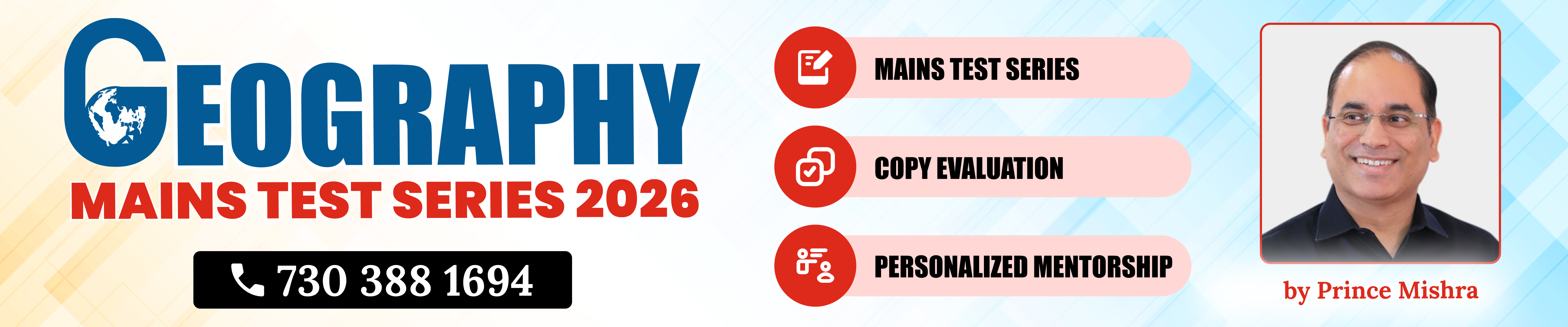 Top UPSC Topper from Prince Mishra Geography Optional Coaching